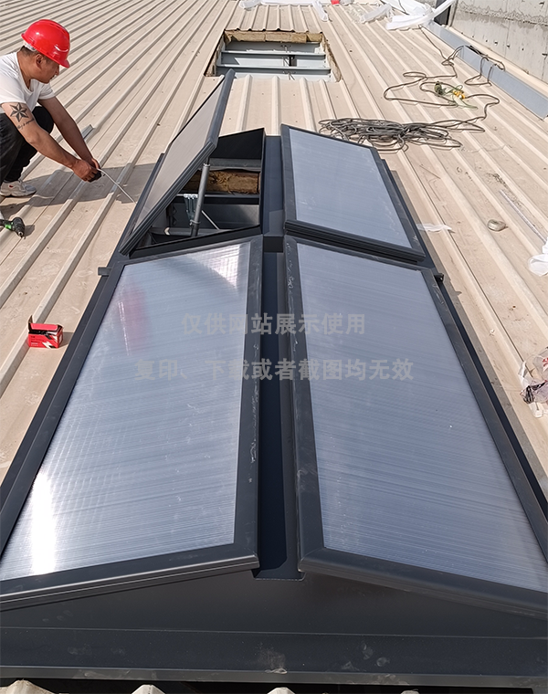 兰州王老吉生产车间奇台排烟天窗