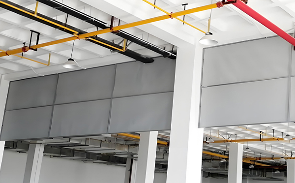 商场防烟分区常闭节点:奇台挡烟垂壁高度与控制器接线图解 商场防烟分区常闭节点:奇台挡烟垂壁高度与控制器接线图解